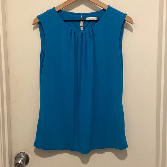 Calvin Klein Tops - Blue Calvin Klein blouse
